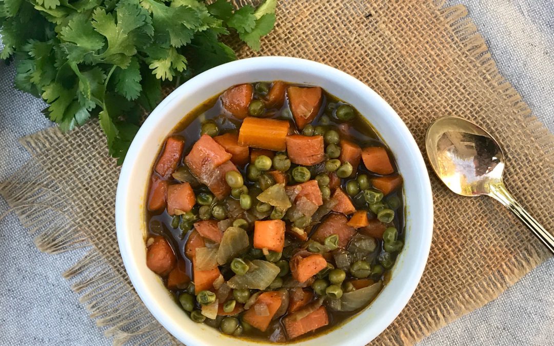 Curried Pea & Carrot Soup