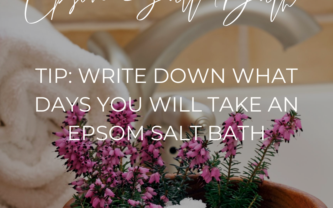 epsom salt bath